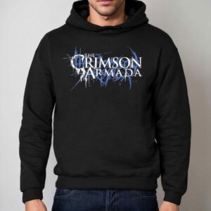 The Crimson Armada Stacked Logo Hoodie