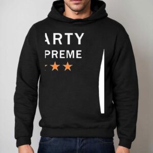 Timothee Chalamet Wearing Marty Supreme Three Stars Hoodie