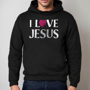 Washington Commanders I Love Jesus Logo Hoodie
