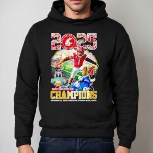 Washington State Cougars Famous Idaho Potato Bowl Champions Hoodie
