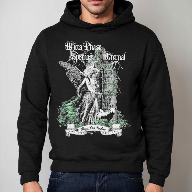 Wicca Phase Springs Eternal Mossy Oak Shadow Angel Shirt Wicca Phase Springs Eternal Mossy Oak Shadow Angel Shirt