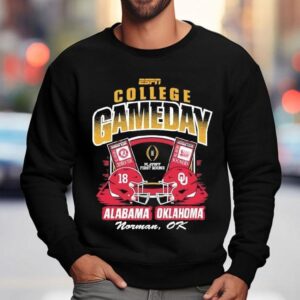 Alabama Crimson Tide Vs Oklahoma Sooners College Gameday Playoff First Round Shirt 3 Alabama Crimson Tide Vs Oklahoma Sooners College Gameday Playoff First Round Sweatshirt