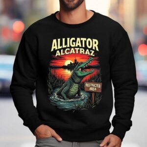 Alligator Alcatraz Restricted Area Sweatshirt