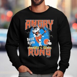 Angry Runs David Njoku Cleveland Browns Good Morning Football Nfl Sweatshirt