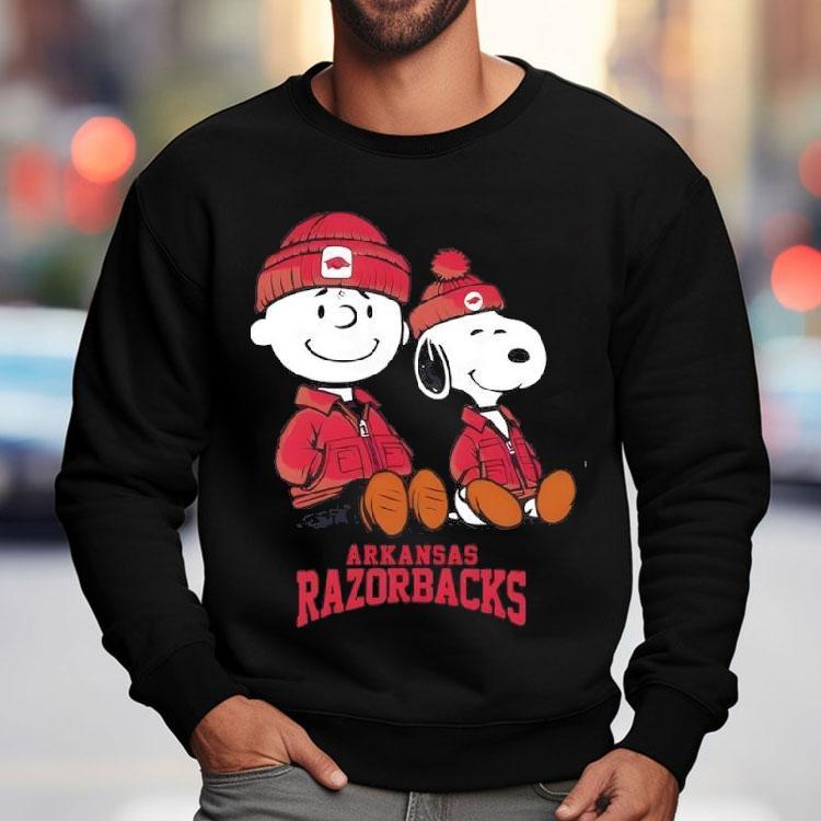 Arkansas Razorbacks X Snoopy And Charlie Brown Shirt Arkansas Razorbacks X Snoopy And Charlie Brown Shirt