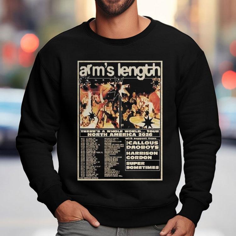 Arm’s Length Tour North America 2026 Shirt Arm’s Length Tour North America 2026 Shirt