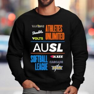 Ausl League Team Bandits Blaze Talons Volts Spark And Cascade Sweatshirt