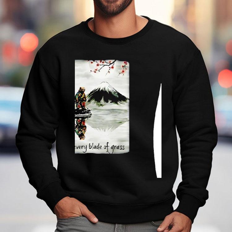 Bear Behind Every Blade Of Grass Japan Shirt Bear Behind Every Blade Of Grass Japan Shirt