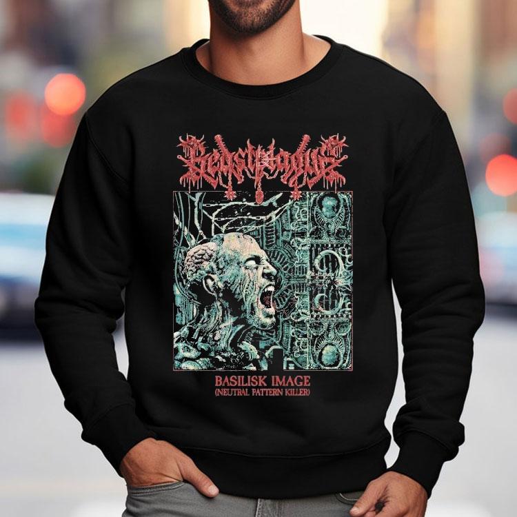 Beastplague Basilisk Image Neutral Pattern Killer Shirt Beastplague Basilisk Image Neutral Pattern Killer Shirt