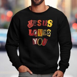 Carolina Panthers Jesus Loves You Logo Shirt 3 Carolina Panthers Jesus Loves You Logo Sweatshirt