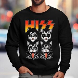 Cats Band Parody 70s Music Lover Cat Face Graphic Shirt 3 Cats Band Parody S Music Lover Cat Face Graphic Sweatshirt