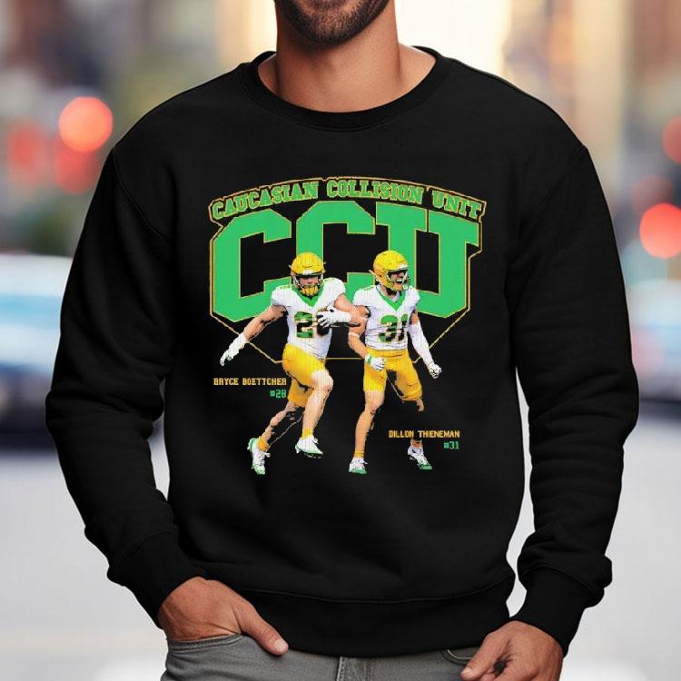 Caucasian Collision Unit Oregon Ducks Shirt Caucasian Collision Unit Oregon Ducks Shirt