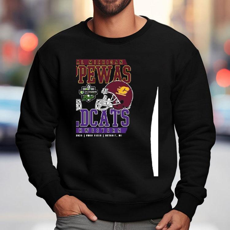 Central Michigan Chippewas Vs Northwestern Football Gameabove Sports Bowl Shirt Central Michigan Chippewas Vs Northwestern Football Gameabove Sports Bowl Shirt