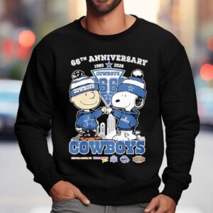 Charlie Brown And Snoopy Dallas Cowboys 66th Anniversary Shirt 3 Charlie Brown And Snoopy Dallas Cowboys Th Anniversary Sweatshirt