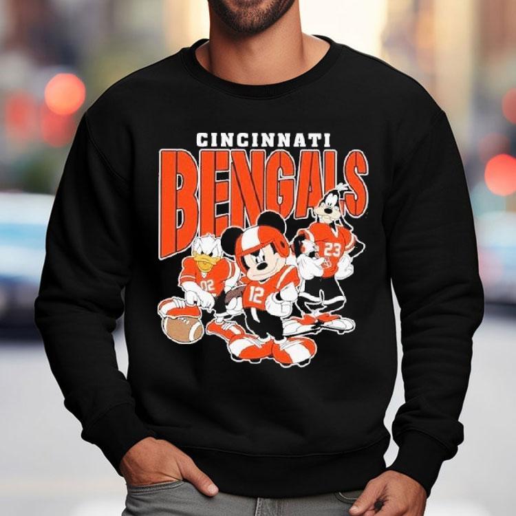 Cincinnati Bengals Mickey Donald Duck And Goofy Football Team 2024 Shirt Cincinnati Bengals Mickey Donald Duck And Goofy Football Team 2024 Shirt