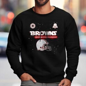 Cleveland Browns X Star Wars Darth Vader Shirt 3 Cleveland Browns X Star Wars Darth Vader Sweatshirt
