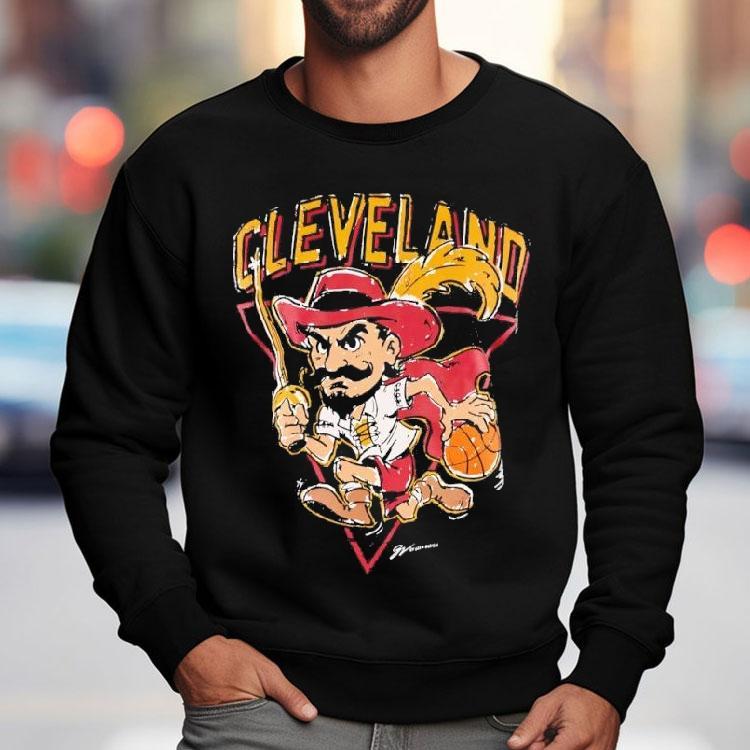 Cleveland Cavaliers Basketball Mascot Retro Shirt Cleveland Cavaliers Basketball Mascot Retro Shirt