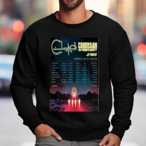 Clutch Corrosion Of Conformity Suffer No Evil Us Tour Sweatshirt