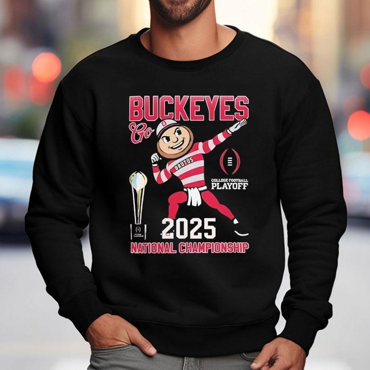 College Football Playoff Ohio State Buckeyes Mascot National Championship 2025 Shirt College Football Playoff Ohio State Buckeyes Mascot National Championship 2025 Shirt