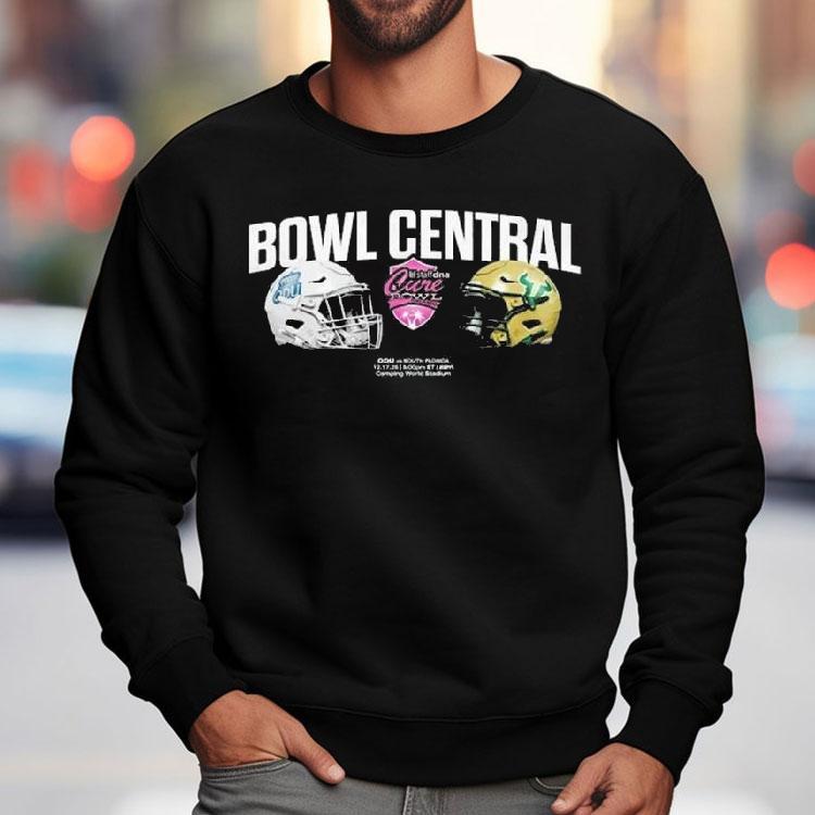 Cure Bowl Central Dueling Helmets Old Dominion University Vs South Florida At Camping World Stadium On December 17 2025 Shirt Cure Bowl Central Dueling Helmets Old Dominion University Vs South Florida At Camping World Stadium On December 17 2025 Shirt
