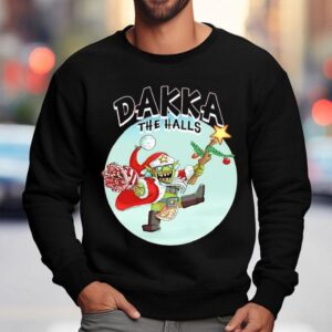 Da Red Gobbo Dakka The Halls Christmas Sweatshirt
