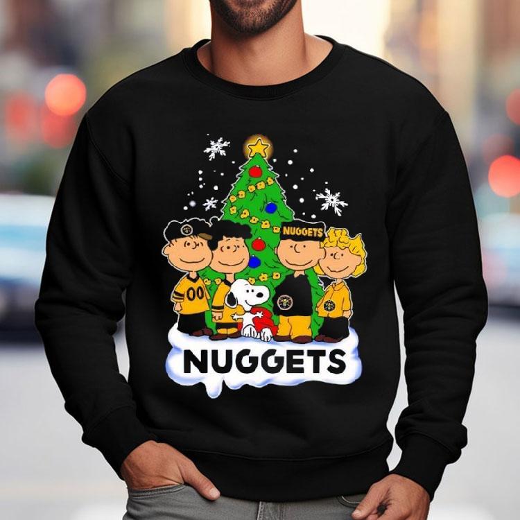 Denver Nuggets X Snoopy The Peanuts Holiday Christmas Shirt Denver Nuggets X Snoopy The Peanuts Holiday Christmas Shirt