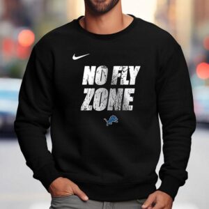 Detroit Lions X Coach Dan Campbell No Fly Zone Logo Sweatshirt