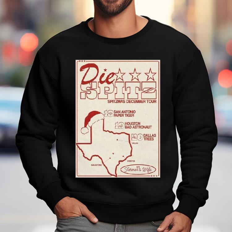 Die Spitz Spitzmas December Tour 2025 Shirt Die Spitz Spitzmas December Tour 2025 Shirt