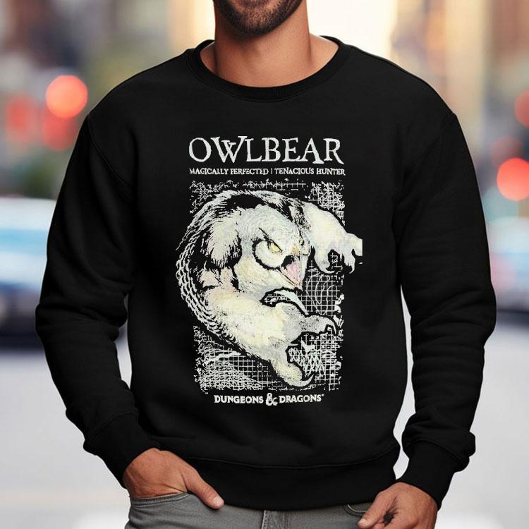 Dungeons Dragons Owlbear Magically Perfected Tenacious Hunter Shirt Dungeons Dragons Owlbear Magically Perfected Tenacious Hunter Shirt