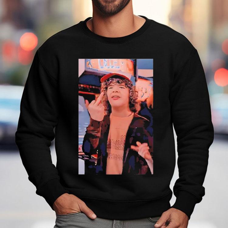 Dustin Henderson Stranger Things Middle Finger Shirt Dustin Henderson Stranger Things Middle Finger Shirt