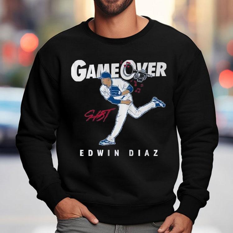 Edwin Diaz Game Over Los Angeles Signature Shirt Edwin Diaz Game Over Los Angeles Signature Shirt