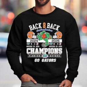Florida Gators Back 2 Back Champions Of Sunshine Showdown Go Gators Shirt 3 Florida Gators Back Back Champions Of Sunshine Showdown Go Gators Sweatshirt