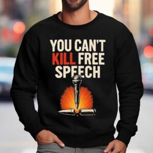 Free Speech Cannot Be Killed Bulle Sweatshirt