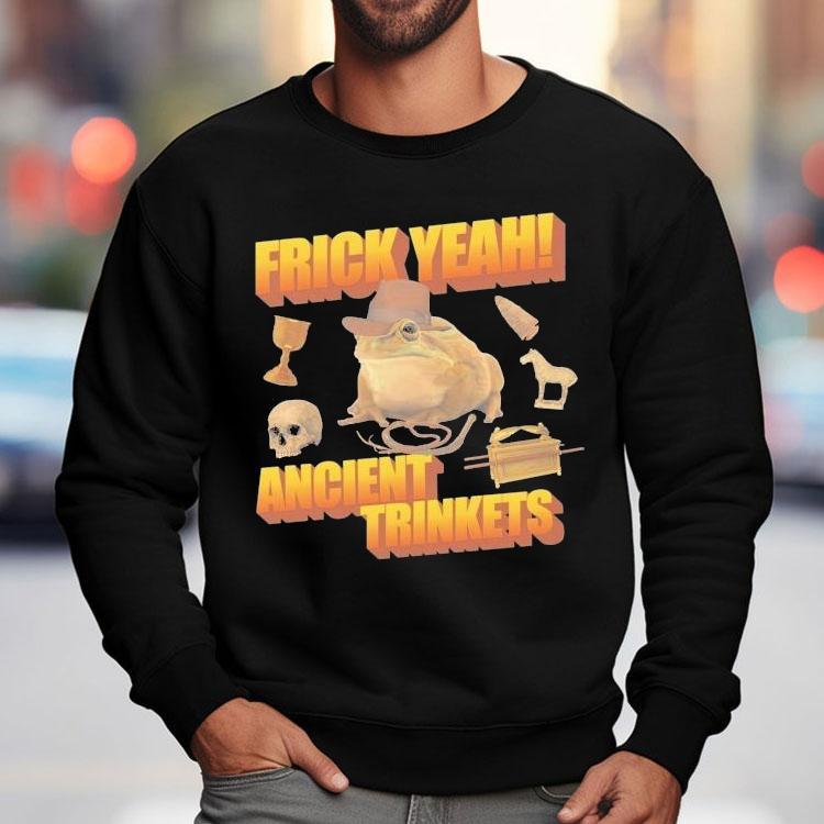 Frick Yeah Ancient Trinkets Frog Cowboy Shirt Frick Yeah Ancient Trinkets Frog Cowboy Shirt