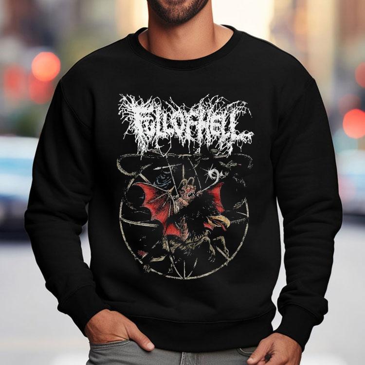 Full Of Hell Devil Griffin Shirt Full Of Hell Devil Griffin Shirt