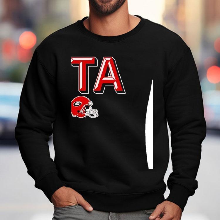 Georgia Bulldogs Football Bta Helmet Shirt Georgia Bulldogs Football Bta Helmet Shirt