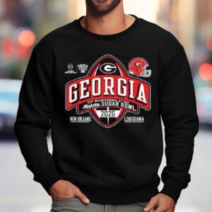 Georgia Bulldogs Sugar Bowl 2025-2026 Cfp Quarterfinal Shirt 3 Georgia Bulldogs Sugar Bowl Cfp Quarterfinal Sweatshirt