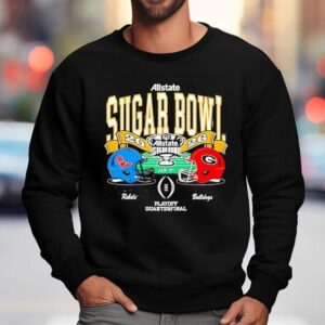 Georgia Bulldogs Vs Ole Miss Rebels 2026 Sugar Bowl Helmet Matchup Shirt 3 Georgia Bulldogs Vs Ole Miss Rebels Sugar Bowl Helmet Matchup Sweatshirt