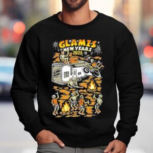 Glamis Bums New Years Skeletons Sweatshirt