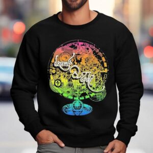 Grateful Dead Drums Space Rainbow Gradien Sweatshirt