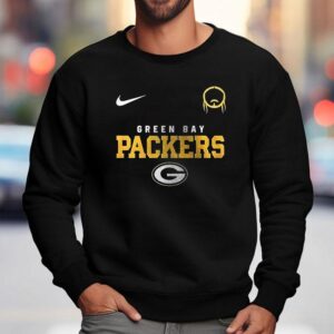 Green Bay Packers X Post Malone Posty Go Pack Go Stadium Shirt 3 Green Bay Packers X Post Malone Posty Go Pack Go Stadium Sweatshirt