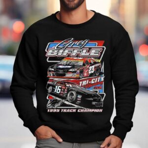 Greg Biffle Tri City Raceway Track Champion Signature Sweatshirt
