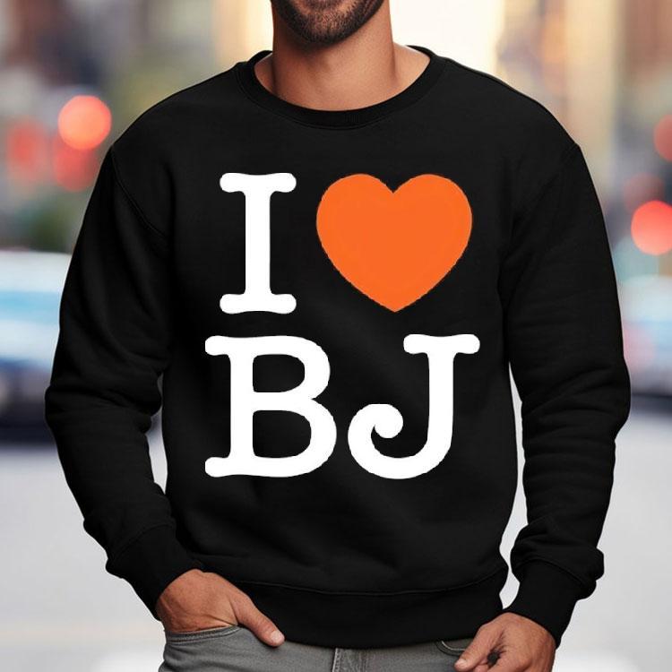 I Love Bj Chicago Bears Shirt I Love Bj Chicago Bears Shirt