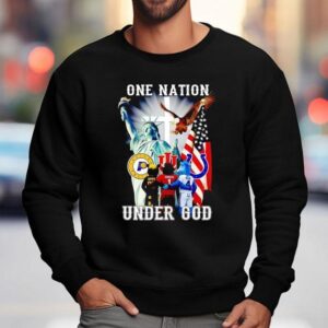 Indiana Hoosier Indiana Pacers Indianapolis Colts Mascot One Nation Under God Sweatshirt