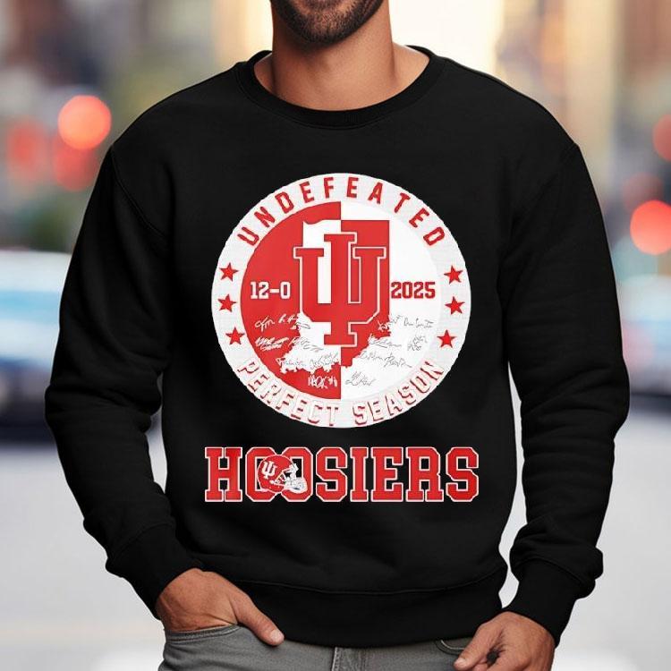 Indiana Hoosiers 12-0 Perfect Season Undefeated Shirt Indiana Hoosiers 12-0 Perfect Season Undefeated Shirt