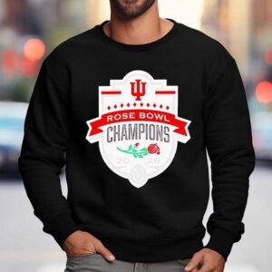 Indiana Hoosiers 2026 Rose Bowl Champions Graphic Shirt 3 Indiana Hoosiers Rose Bowl Champions Graphic Sweatshirt