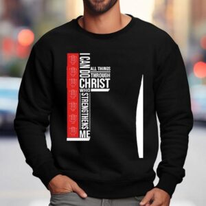 Indiana Hoosiers I Can Do All Things Through Christ Who Strengthiens Me Shirt 3 Indiana Hoosiers I Can Do All Things Through Christ Who Strengthiens Me Sweatshirt