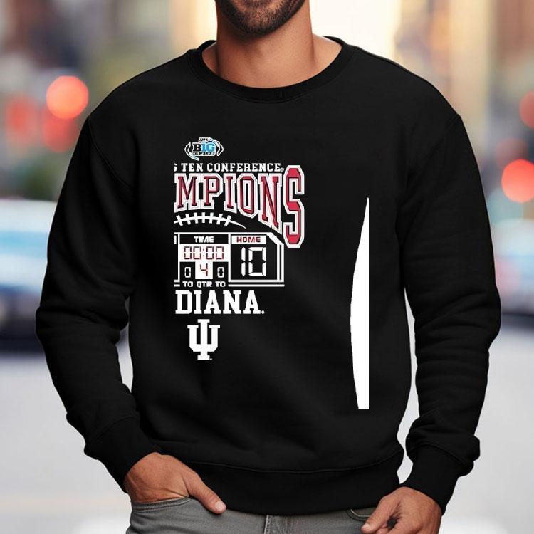 Indiana Hoosiers Score Big Ten Conference Champions 2025 Shirt Indiana Hoosiers Score Big Ten Conference Champions 2025 Shirt