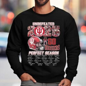 Indiana Hoosiers Undefeated 2025 Perfect Season Go Hoosiers Signatures Shirt 3 Indiana Hoosiers Undefeated Perfect Season Go Hoosiers Signatures Sweatshirt