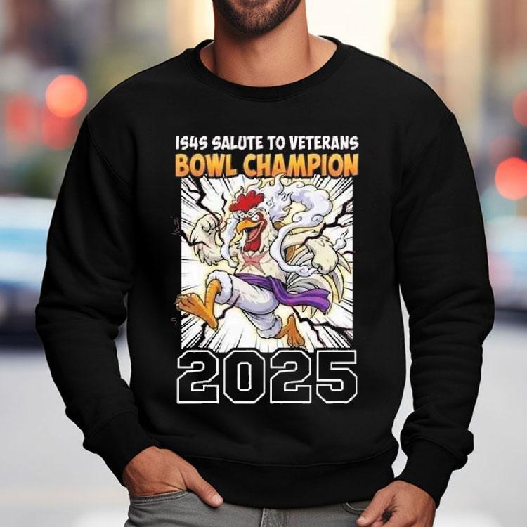 Is4s Salute To Veterans Bowl Champion 2025 On December 16 2025 At Cramton Bowl One Piece Shirt Is4s Salute To Veterans Bowl Champion 2025 On December 16 2025 At Cramton Bowl One Piece Shirt